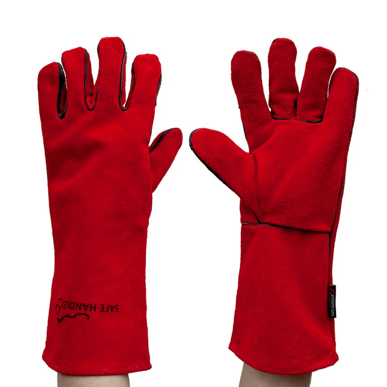 Heavy-Duty Leather-Reinforced Gloves