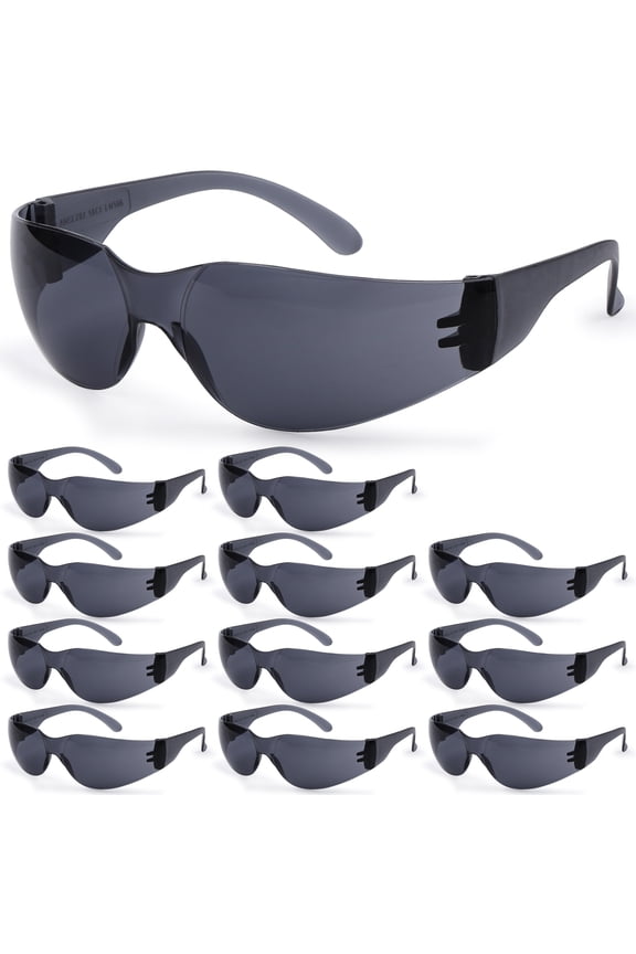Safe Handler Full Color with Polycarbonate Lens Safety Glasses, Black (Box of 12)