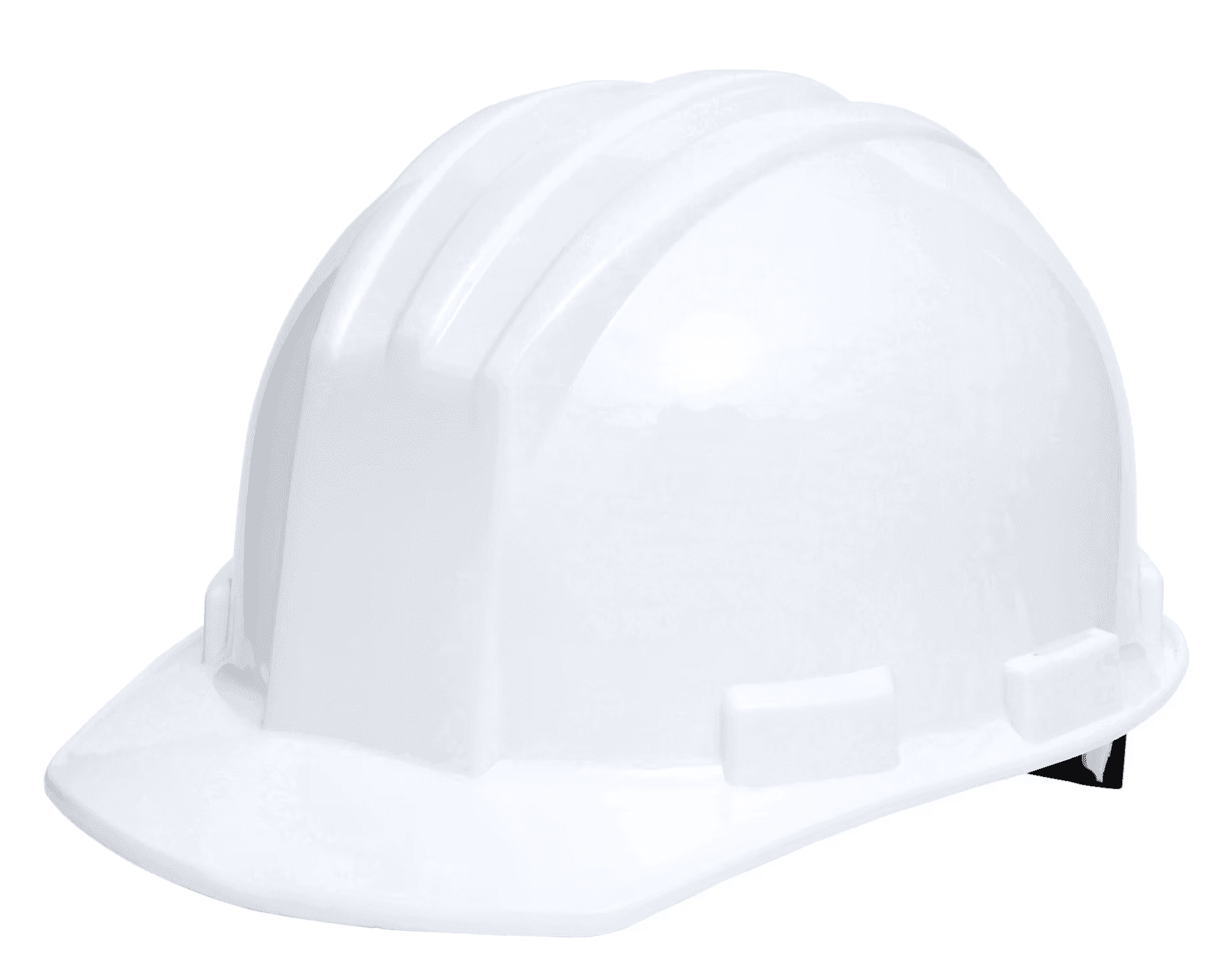 Safe Handler Impact Pro Safety Hard Hat, 4 Point Ratchet Suspension, White (Pack of 1)