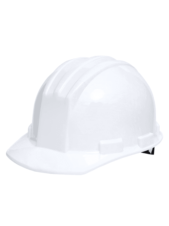 Safe Handler Impact Pro Safety Hard Hat, 4 Point Ratchet Suspension, White (Pack of 1)