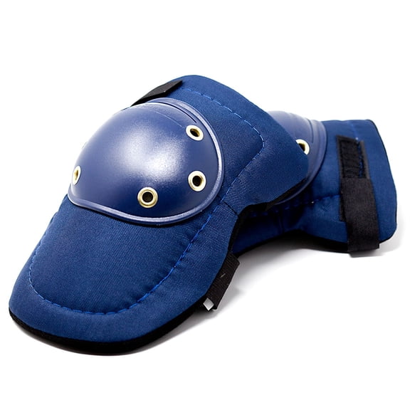 Safe Handler Knee Pads Tough Cap Thick Foam Padding, Blue (1 Pair)