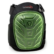 Safe Handler Professional Crystal Gel Knee Pads with Foam Padding, Green