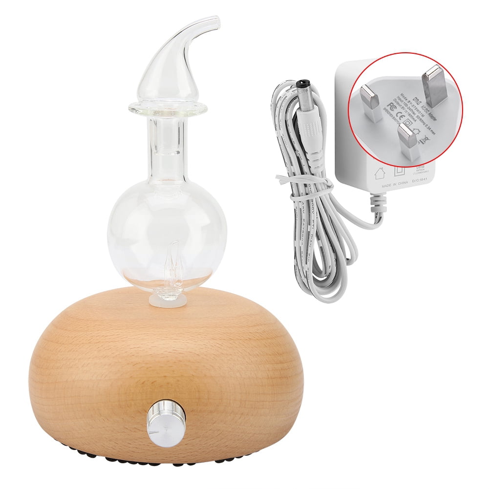 Safe & Healthy Air Nebulizer for Bedroom, 110-240V, UK Plug Brown Essential Oil Diffuser