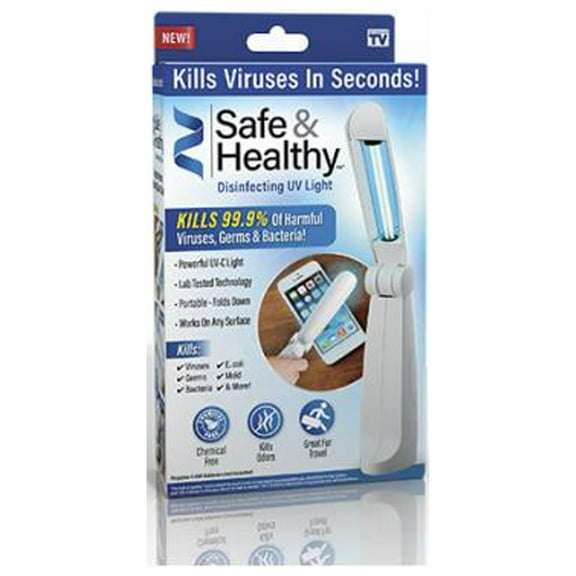 Safe & Healthy SHUV-MC12/4 UV Light Wand, Portable, Foldable - Quantity 4