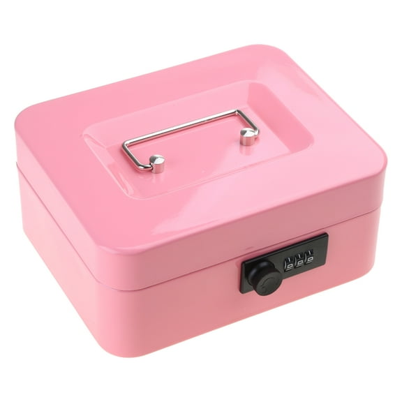Safe Home Shop Steel Mini Money Box Security Cash Box Storage Box for Coin Money