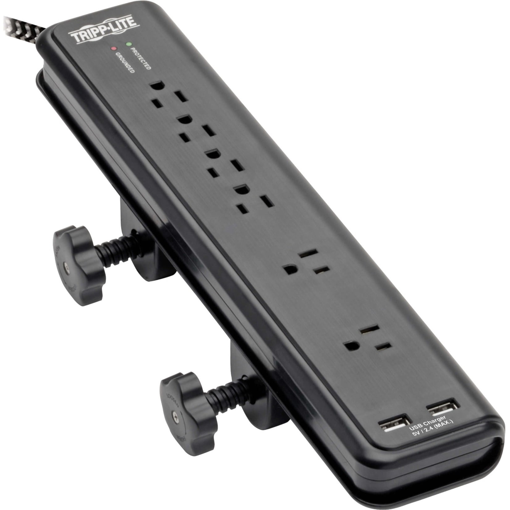 Tripp Lite Safe-it Surge Protector 6-out 2 Usb Ports Antimicrobial 8ft Cord
