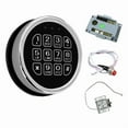 thumbnail image 1 of Safe Lock Replacement, Zinc Alloy Keypad Lock with Solenoid Access,14 Ribbon Cable Motherboard & Reset Button Lock Set, 1 of 6