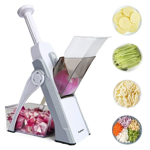 Safe Mandoline Food Slicers Adjustable Thickness,Vegetable Slicer and Chopper