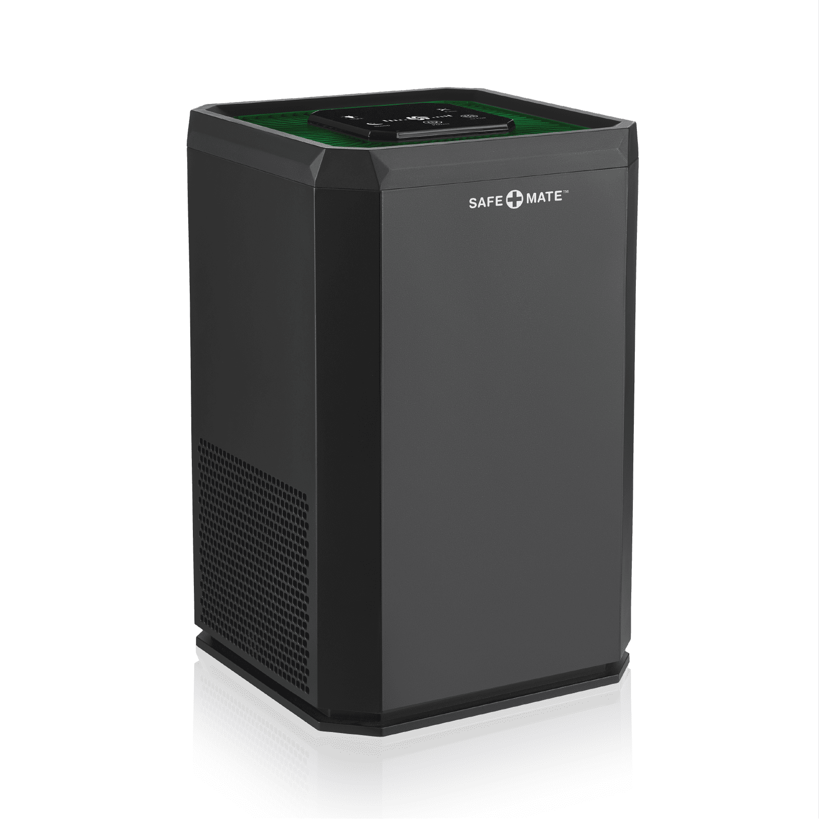 Black Compact HEPA Air Purifier with Touch Control