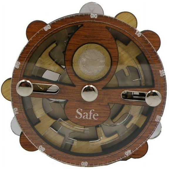 Safe - Money Maze Brain Teaser Wooden Puzzle