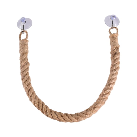 Safe Natural Fiber Climbing Rope Exercise Toy for Pet Snakes and Reptiles Enrichment
