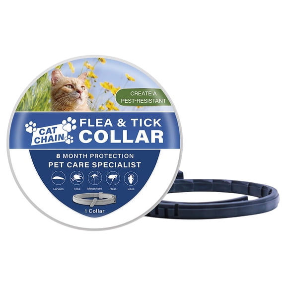 Chemical Free Flea Tick Repellent Collar for Dog&Cats Infused with Natural Ingredients Simple Use for Continuous Pest Control