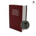 Safe Password Lock Box Book Vault Metal Fire Proof Hidden Cash Secret ...