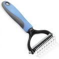 Safe Pet Grooming Tool, 2Sided Undercoat Rake, Dematting Comb for Dogs