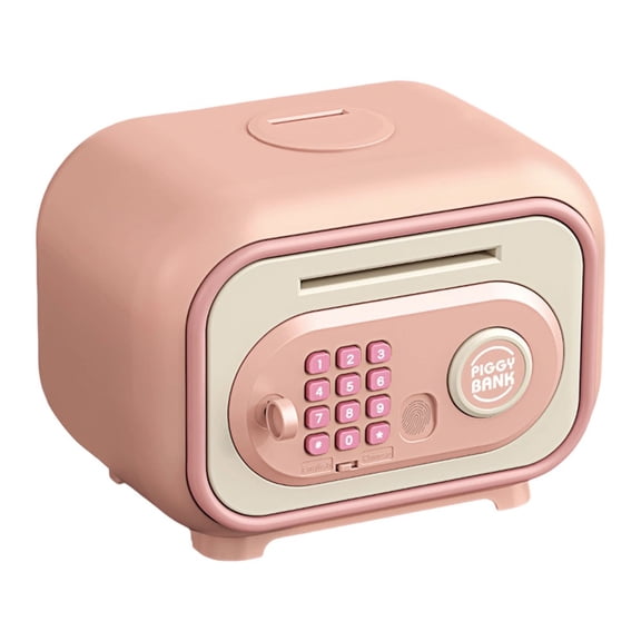 Safe Piggy Bank with Fingerprint Lock and Educational Tool for Children