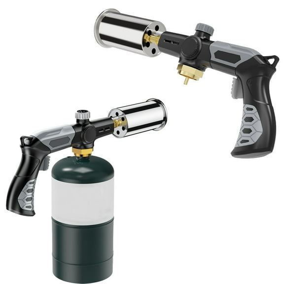Safe Propane Torch Gun, 3272°F High Heat Culinary Torch with Adjustable Flame&Safety Lock, Portable Propane Torch for Sous Vide Searing Cooking BBQ Welding Campfire (Propane Tank Not Included)