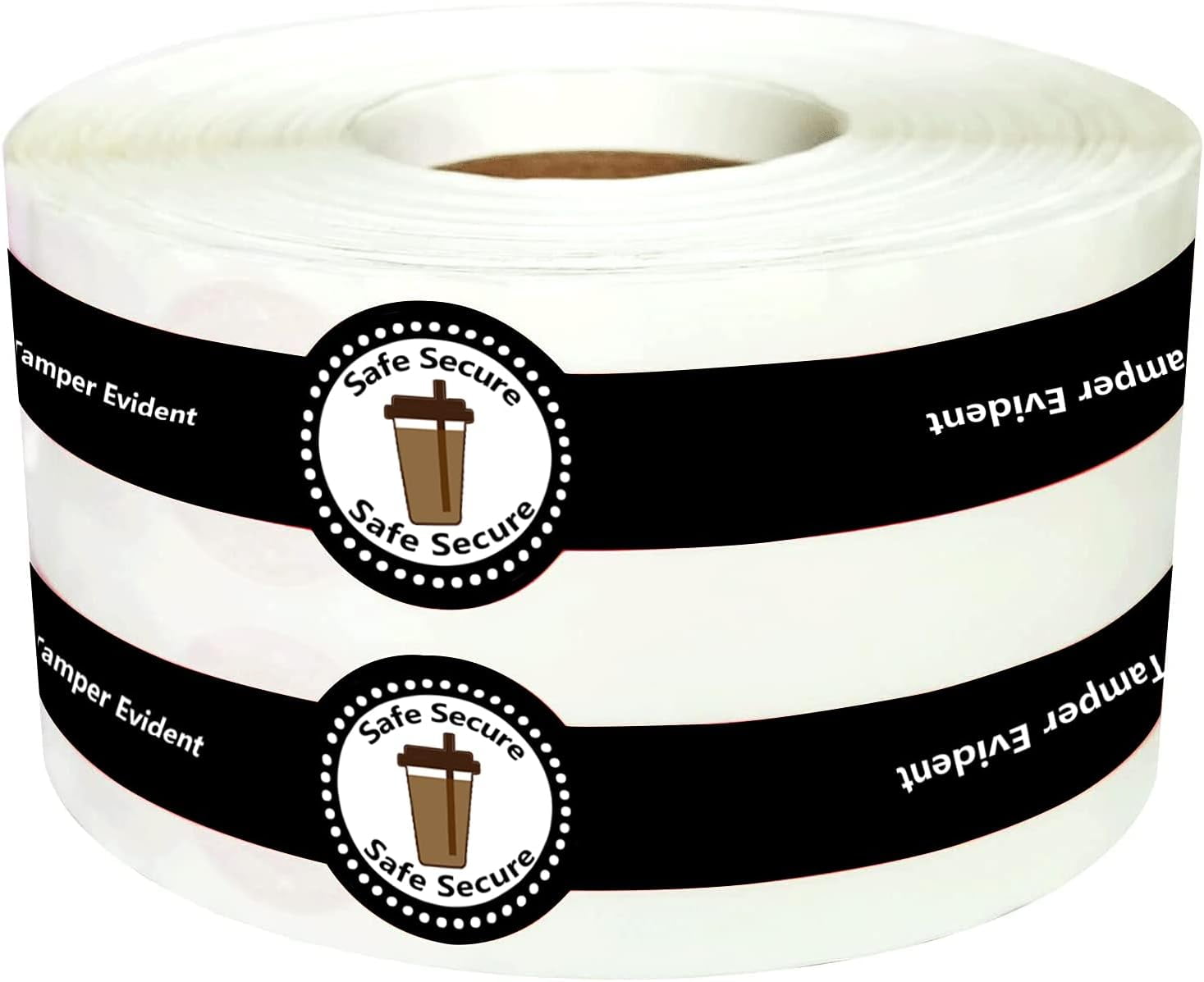 Safe Secure Tamper Evident Seals Sticker,9x1 inch Drink Security Seal
