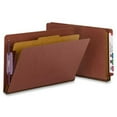 thumbnail image 1 of Safe Shield End Tab Classification Folders - Red, 1 of 1