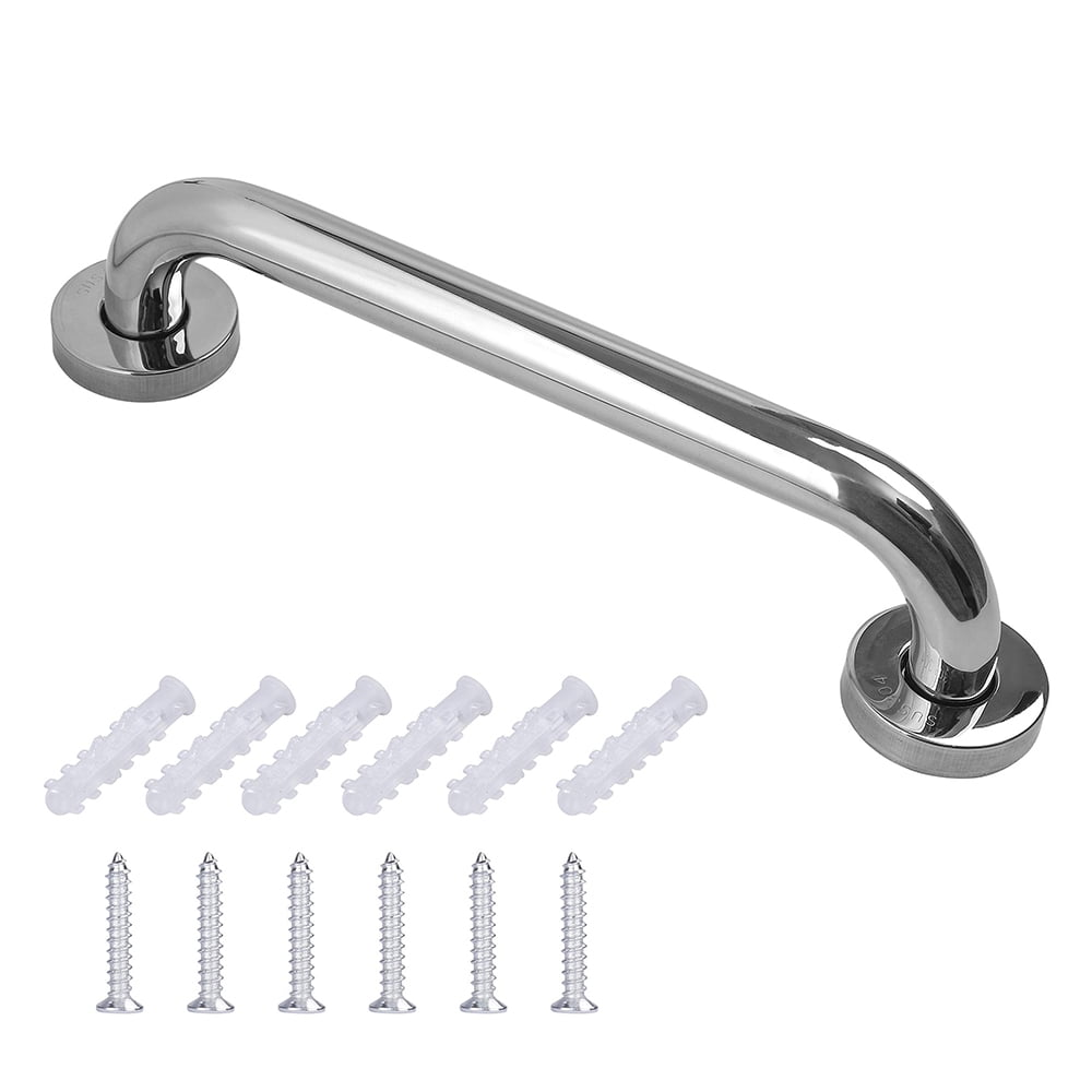 Safe Shower Handles for Seniors & Kids, 40cm Long Stainless Steel Non