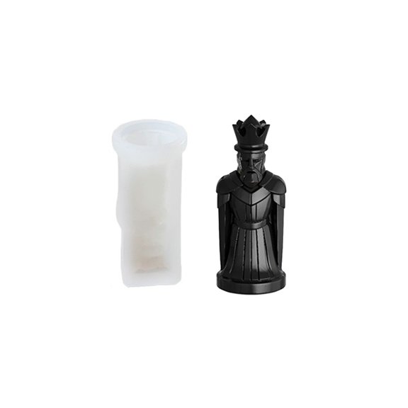 Safe Silicone Chess Shaped Molds With 3D Design Ideal For Creative Art Craft And Educational Activity At Homes