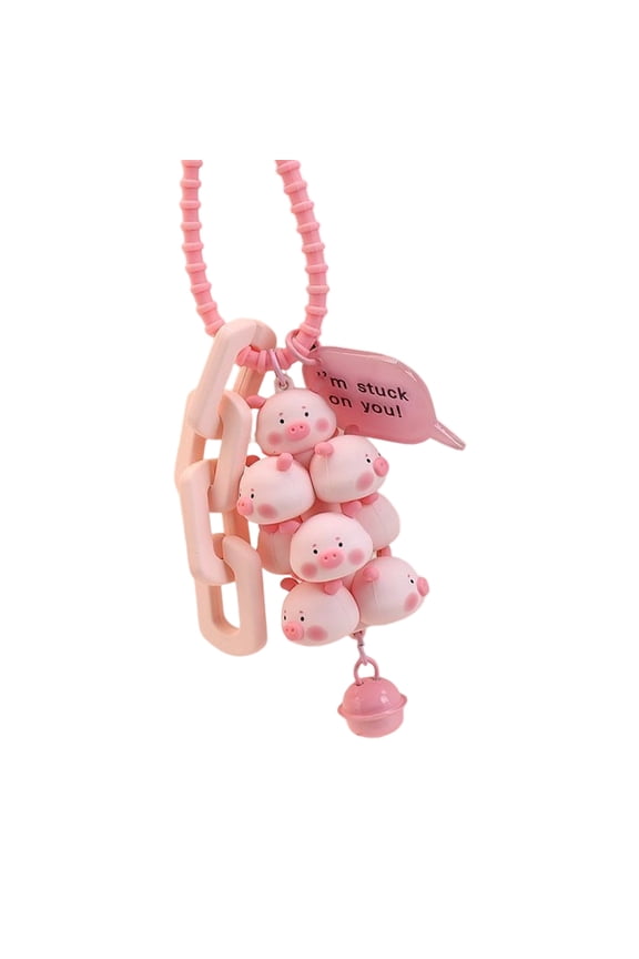 Safe Silicone Key Holder Decoration Stacking Key Chain Charm For Children Youngsters Wallet Purse