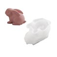 Safe Silicone Rabbits Figurine Mold Crafting Moulds Silicone Texture ...