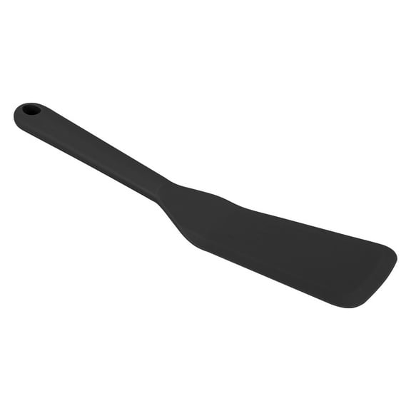 Safe Silicone Spatula Kitchen Cooking Flipper Fish Griddle Black
