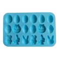 2. Reusable Silicone Easter Mold 18 Cavities Bunnies Eggs Shape ...