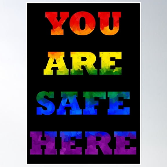 Safe Space Poster V. 1 Poster Wall Art, Modern Wall Decor, 16x24 UNFRAMED