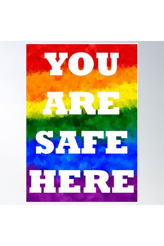 Safe Space Poster V. 3 Poster Wall Art Modern Wall Decor Wall Art Home Decor