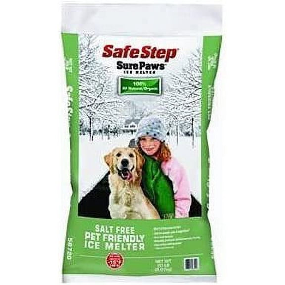 Safe Step Eco Plantinum Series Sure Paws Ice Melter - Granules - 20 lb Bag Residential Use, Standard Application