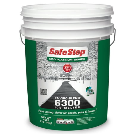 Safe Step 6300 Enviro Blend Ice Melt 40lb 5 Gallon