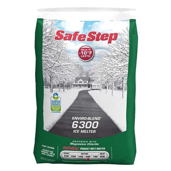 Safe Step 70870 25 lbs Enviro-Blend 6300 Magnesium Chloride Pet Friendly Granule Ice Melt