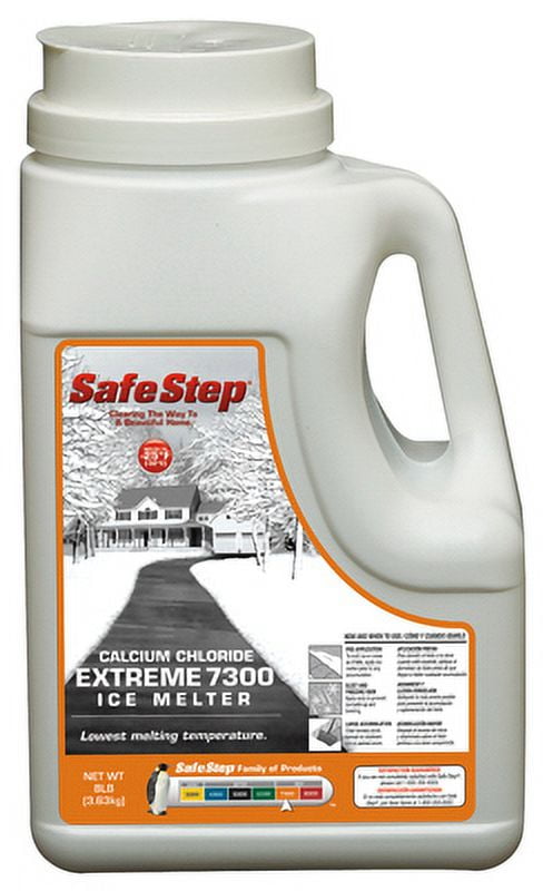 Safe Step Rock Salt Ice Melter Sodium Chloride Rock Salt Melts Ice Down To  5 F / -15 C 25 Lbs.