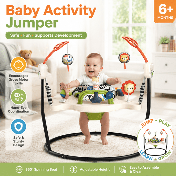 Safe & Sturdy Indoor  Trampoline  Quiet Bungee Bounce, Easy-Fold Design, Heavy-Duty Steel Frame, Gift for Boys & Girls