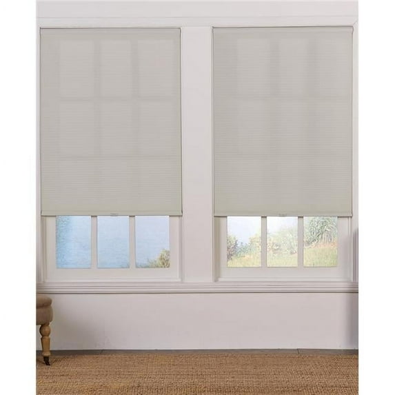 Safe Styles UBC24X64LG Cordless Light Filtering Cellular Shade, Gray - 24 x 64 in.