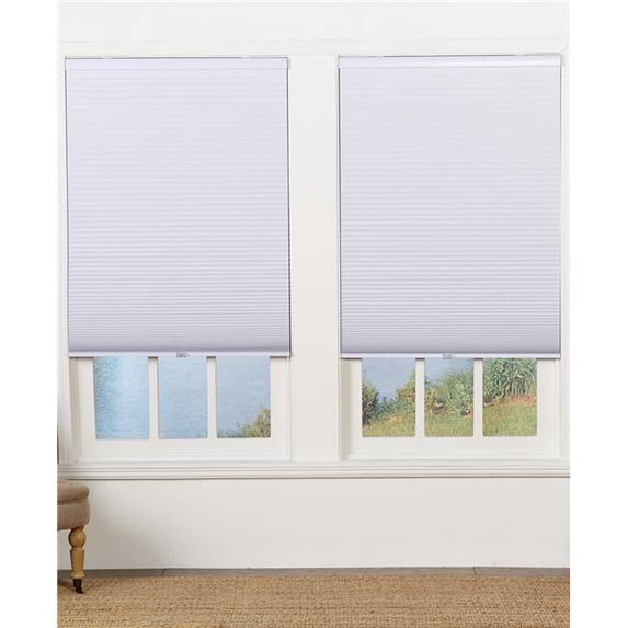 Safe Styles UBE48X64WT Cordless Blackout Cellular Shade, White - 48 x 64 in.
