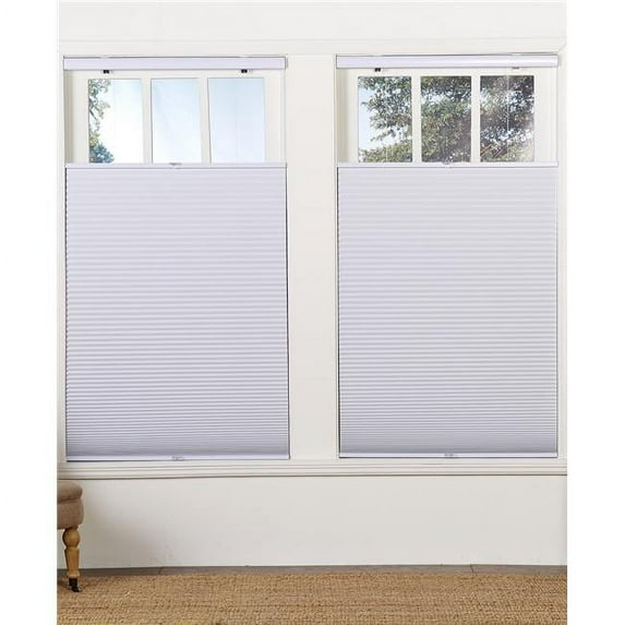 Safe Styles UBF255X72WT Cordless Blackout Top Down Bottom Up Shade, White - 25.5 x 72 in.