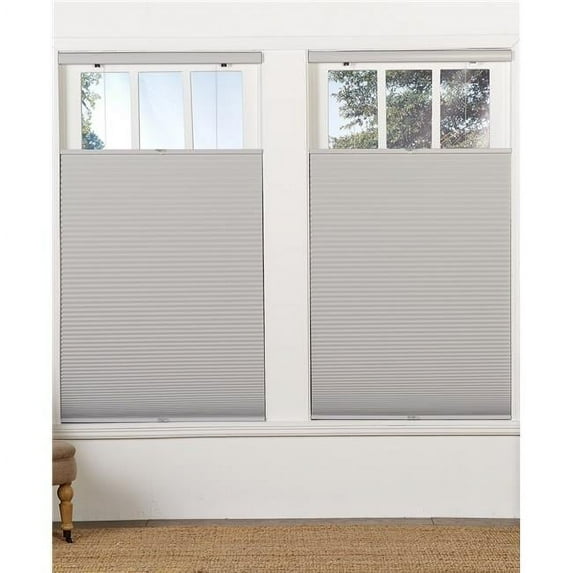 Safe Styles UBF705X64LG Cordless Blackout Top Down Bottom Up Shade, Sterling Gray - 70.5 x 64 in.