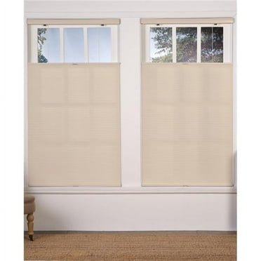 Safe Styles UBG20X64AL Cordless Light Filtering Top Down Bottom Up Shade, Alabaster - 20 x 64 in.