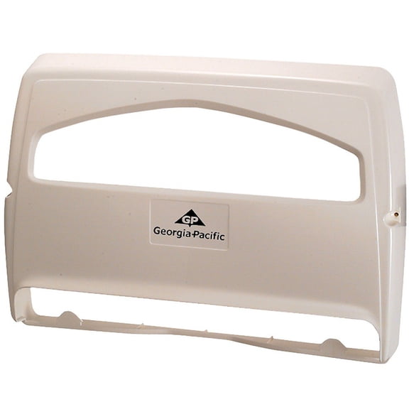 Safe-T-Gard 1/2 Fold Toilet Seat Cover Dispenser by GP PRO (), White, 57710, 16.375" W x 2.500" D x 11.750" H