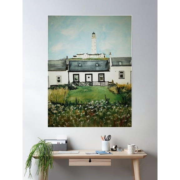 Safe Under The Light Poster Wall Art, Modern Wall Decor For Living Room Bedroom, 8x12 UNFRAMED