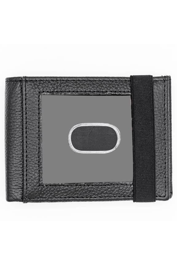 Safe Wallets for Travel RFID Blocking Front Pocket Bifold Wallets for Men with Elastic by JTC
