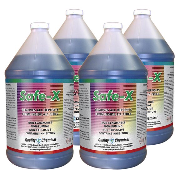 Safe-X Acid-based Coil Cleaner - 4 gallon case