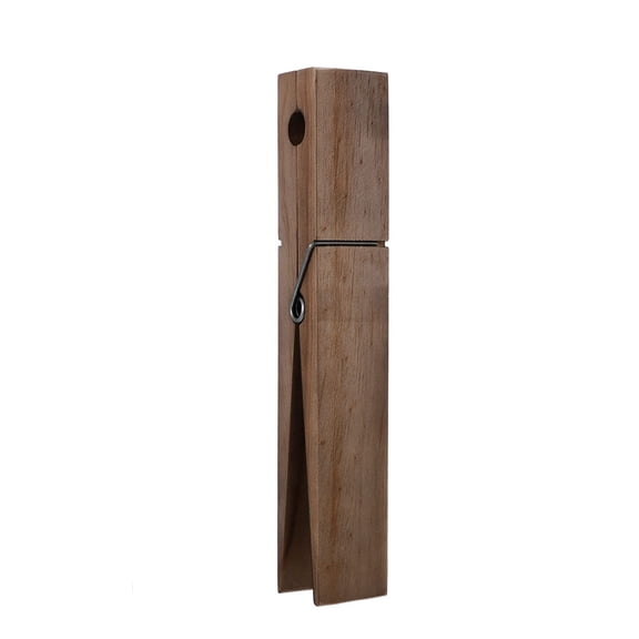 Your Safe to Be You Around Me Pin Large Wooden Clothespin with Adhesive Tape, 12 Inch Towel Clip for Hanging Bath Towel Racks for Bathroom, Kitchen, Laundry Room Decor