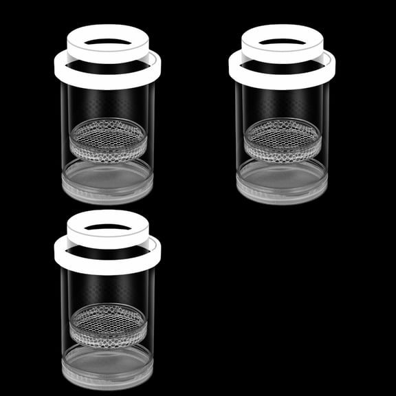 Safe and Secure Fishtanks Breeding Isolation Box Isolation Shelter for Baby Fish and Shrimp with Easy Installation 3PCS