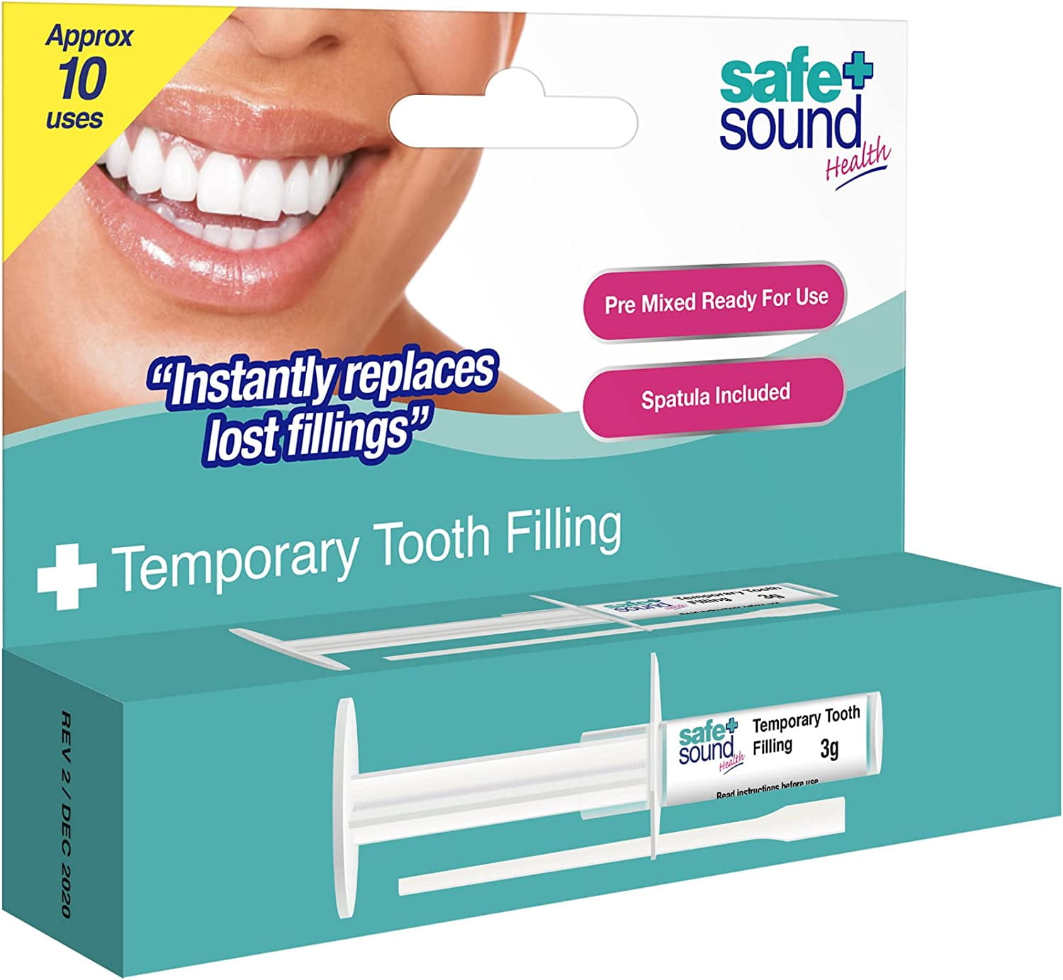 Safe and Sound Temporary Tooth Filling Kit 