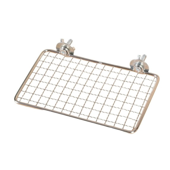 Safe and Stable Bird Perch Platform in Stainless Steel Net Designs Parrots Resting Stand Shelf for Indoor or Outdoor Use