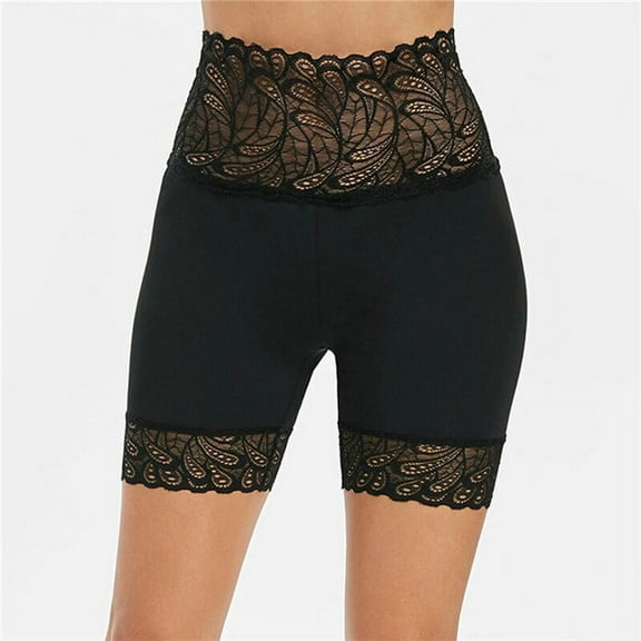 Safe lace shorts for women Elastic comfortable durable