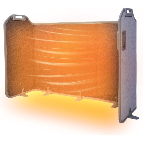 Safe portable space heater foot warmerElectric space heater suitable for legs, knees, and ankles suitable for offices and homes, with thermostat and timer, easy to set, automatic shutdown
